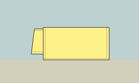 1992 Ford Crown Victoria - Diagram of a yellow car part, likely a fender or body panel, with the Supermotors.net logo visible.