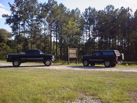 1995 Ford Bronco - Improving the image of my best friends Chevy (If thats possible).