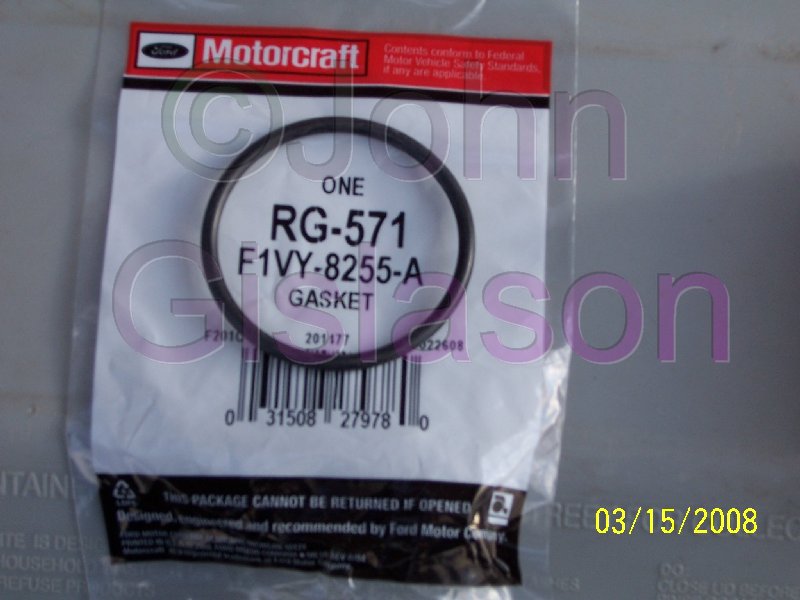 New Thermostat housing gasket.