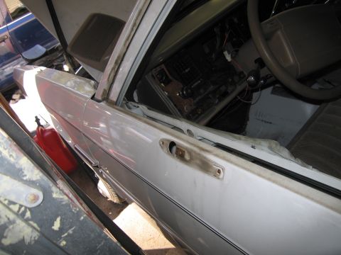 1991 Ford LTD Crown Victoria - Interior view of a 1991 Ford Crown Victoria LTD, showing the dashboard and door panel.