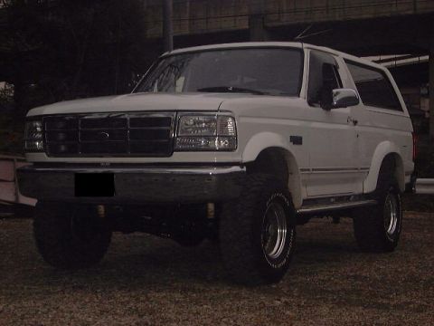 1994 Ford Bronco - This 1994 Ford Bronco is shown in a 3/4 front view.
