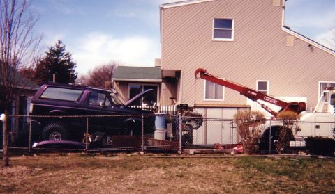 1994 Ford Bronco - Pulling the engine the easy way