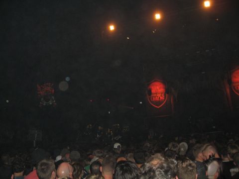 1988 Ford Bronco - A large crowd gathers for a concert, with prominent "Taste of Chaos" banners visible.