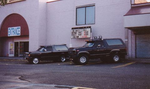 1994 Ford Bronco - Me and Adam at flea market