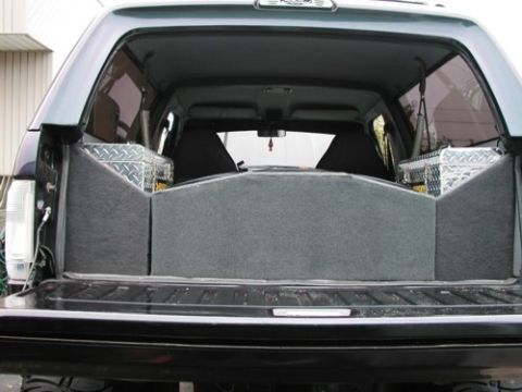 1994 Ford Bronco - Rear shot The only thing left to do is the amp rack
