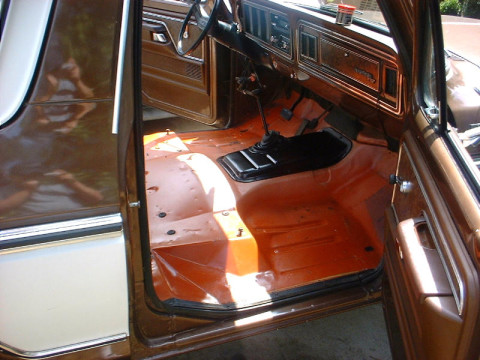1978 Ford Bronco - Passenger floor pan view