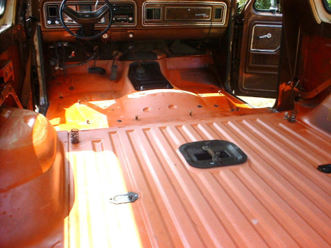 1978 Ford Bronco - Clean baby clean! This is how it looked when the carpet was removed!
