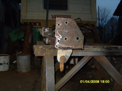 1989 Ford Bronco - A custom winch mount bracket is shown, not a 1989 Ford Bronco.