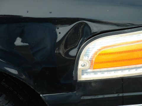 1998 Ford Crown Victoria - This is the only dent on the car. It was there when I bought it. I'll try to get it taken out in the spring.