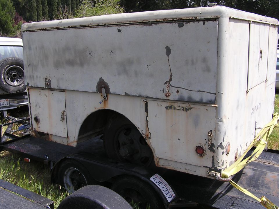 WWII Trailer "Skip Jack" Left side view