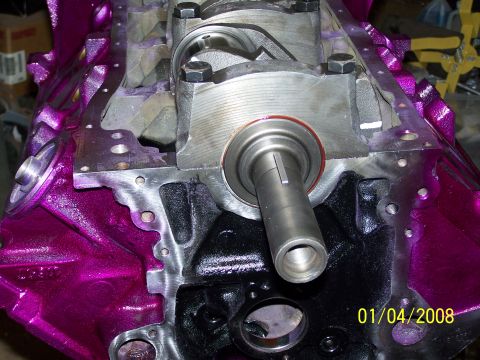 1995 Ford Bronco - Engine block and crankshaft assembly, photographed on January 4, 2008.