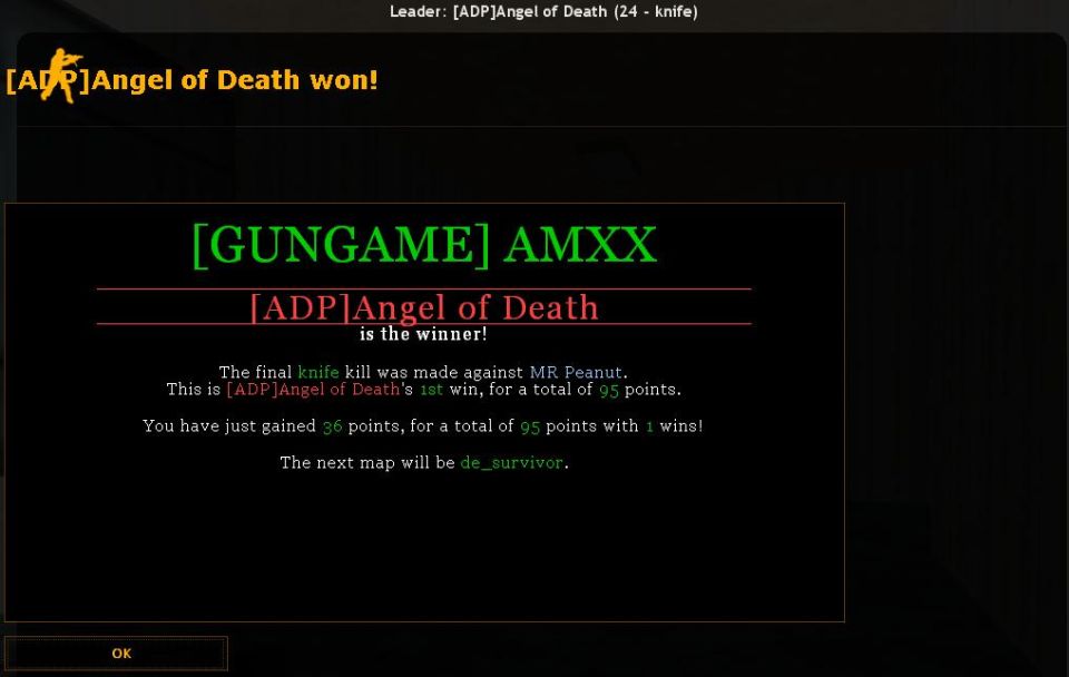 Counter-Strike gungame victory screen screenshot