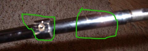 1998 Ford Crown Victoria - Several scratches in the circled areas.
