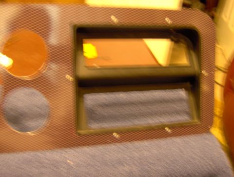 1978 Ford Bronco - a/c controls and radio bezel installed