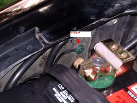2003 Ford Crown Victoria - Passenger side ground.
