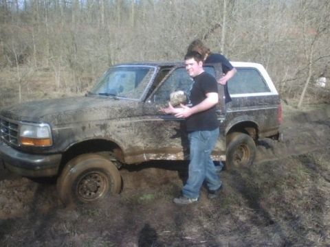 1992 Ford Bronco - I wasn't stuck, Typhus just got tired.