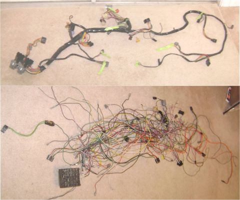 1972 Ford Ranchero - Gooned Wiring and Dissassembly