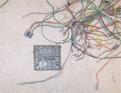 1972 Ford Ranchero - Disassembled Fuse Block