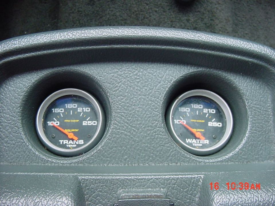 Custom mounted gauges in drink holders!
THIS was My BEST mod!