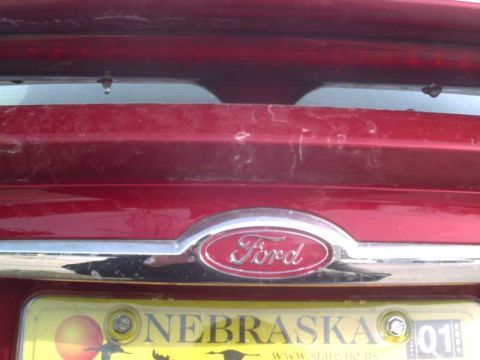 2000 Ford Taurus - my rear logo.
