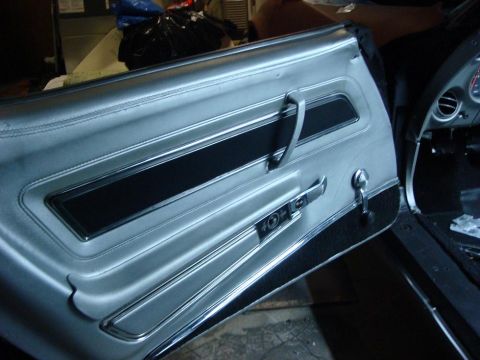 1975 Chevrolet Corvette - Driver's side door panel mounted on the door