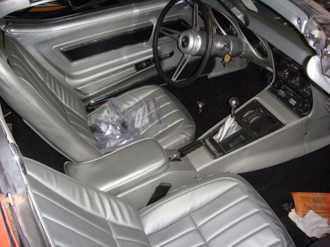 1975 Chevrolet Corvette - Interior shot. A few pieces still to be finished.