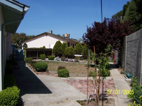 1991 Ford Bronco - Backyard scene with a house, fence, trees, and a date stamp of 07/01/2005.