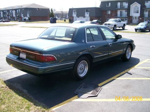 1995 Mercury Grand Marquis - April 2008. Buffalo, NY Cleaned up after long winter.