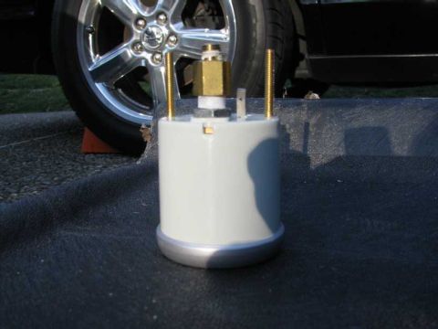 2003 Mercury Marauder - The new boost gauge, prior to install.