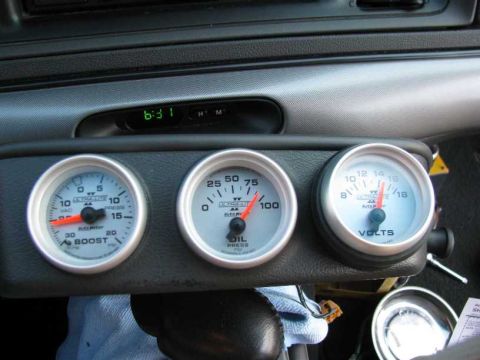 2003 Mercury Marauder - Note the rearrangement of the gauges.