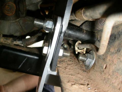 1990 Ford Bronco - You can see that there is a LOT more stuff to contend with on the drivers side. Fuel lines, brake lines, wiring harness, extended diff vent…