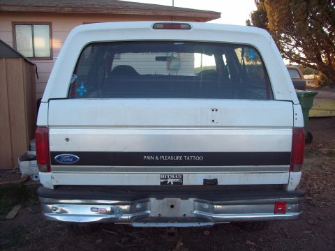 1984 Ford Bronco - Donor. Hitch for my 84!