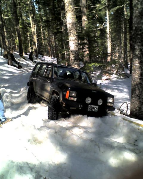 2005 Jeep Wrangler - Torx tried but the side hill won. He actually did very well keeping up with 33's and 35's too.I know what's new.