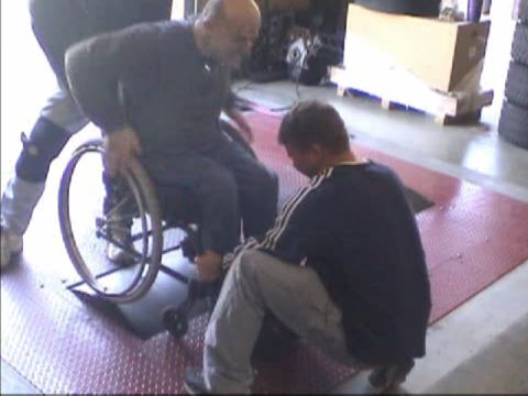 2006 Ford E350 - Old guy + wheel chair + dyno = Good Times!