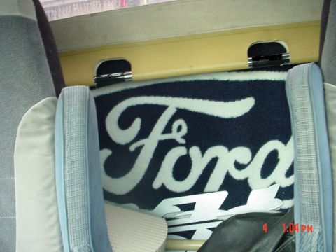 1988 Ford Bronco - In the winter the truck stays warmer with the soft top on than the hard top! Put the blanket in to keep it warmer and for looks.