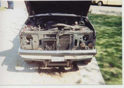 1988 Ford Bronco - Quite the job for new headlights.