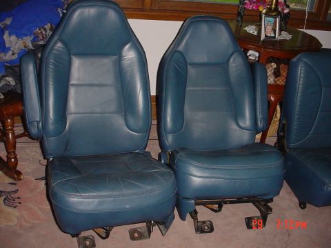 1988 Ford Bronco - new leather seats