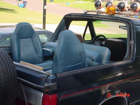 1988 Ford Bronco - bringing the new seats home