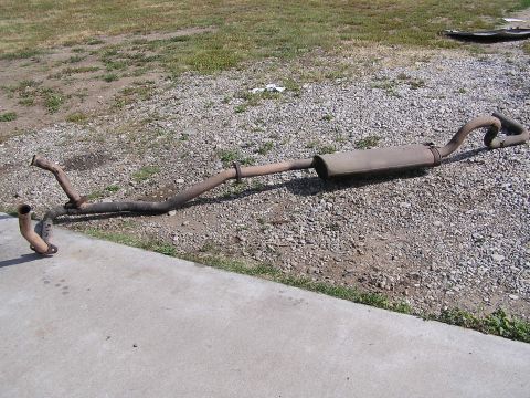 1988 Ford F-250 - Stock Exhaust Pipes of the Diesel