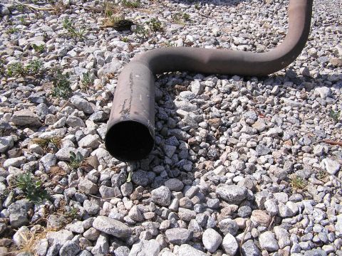 1988 Ford F-250 - Factory Tip on Stock Diesel Exhaust