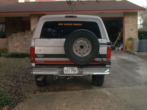 1994 Ford Bronco - Yes, that sticker does say JEEP RESCUE VEHICLE