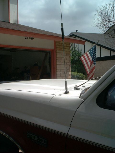 1994 Ford Bronco - My new CB antenna