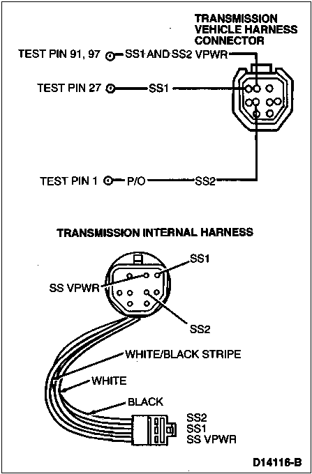 1997 Mercury Cougar - This diagram illustrates electrical connections and components, likely for automotive use.