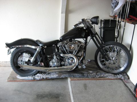 1979 Harley-Davidson FXRT Sport Glide - 1979 Shovelhead FXE rattle can black paint