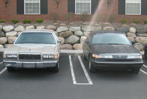 1988 Mercury Grand Marquis - Bobert and I at work 4-17-08