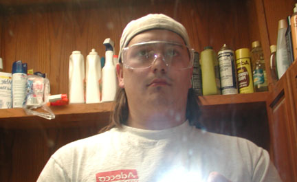 1988 Ford Crown Victoria LTD - First you always need the right gear, Dremel drill, Jig saw, drill, duct tape, and of course Safety Glasses!