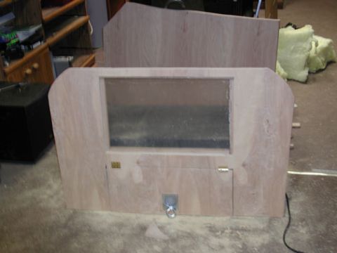 1988 Ford Crown Victoria LTD - here it is precarpet with the plexi just set in...