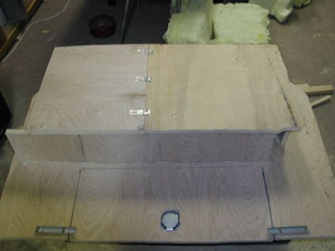 1988 Ford Crown Victoria LTD - This is thicker than I wanted to use for a mounting board on the bottom, when the stores open I'm going with 1/4"