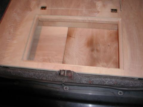 1988 Ford LTD Crown Victoria - it'll sit lower when I swap out the 5/8" bottom board for a 1/4" can't wait.