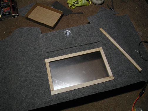 Frame fits, time for stain